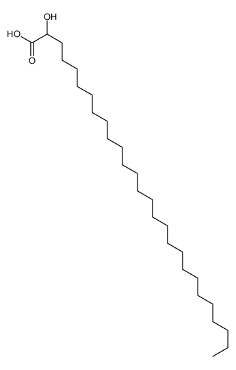 2-hydroxyheptacosanoic acid Structure