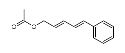 (2E,4E)-5-phenylpenta-2,4-dien-1-yl acetate Structure