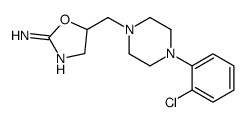 5-[[4-(2-chlorophenyl)piperazin-1-yl]methyl]-4,5-dihydro-1,3-oxazol-2-amine Structure