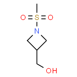 (1-methanesulfonylazetidin-3-yl)methanol Structure