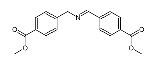 methyl 4-(((4-(methoxycarbonyl)benzyl)imino)methyl)benzoate Structure