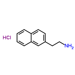 2-(2-Naphthyl)ethanamine hydrochloride (1:1) structure