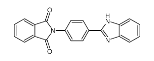 2-[4-(1H-benzimidazol-2-yl)phenyl]isoindole-1,3-dione Structure