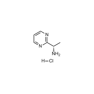 (S)-1-(嘧啶-2-基)乙-1-胺盐酸盐结构式