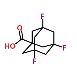 3,5,7-Trifluoro-1-adamantanecarboxylic acid Structure