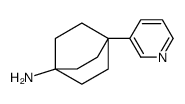 1-pyridin-3-ylbicyclo[2.2.2]octan-4-amine结构式