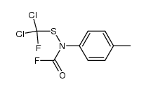 ((dichlorofluoromethyl)thio)(p-tolyl)carbamic fluoride Structure