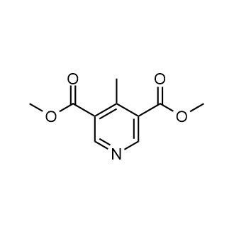 4-Methyl-pyridine-3,5-dicarboxylic acid dimethyl ester structure