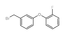 3-(2-氟苯氧基)苄溴结构式