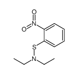 N-ethyl-N-(2-nitrophenyl)sulfanylethanamine结构式