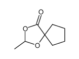 1,3-Dioxaspiro[4.4]nonan-4-one,2-methyl-结构式