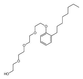 2-[2-[2-[2-(2-octylphenoxy)ethoxy]ethoxy]ethoxy]ethanol结构式