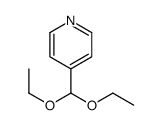 Pyridine, 4-(diethoxyMethyl)- Structure