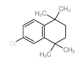 Naphthalene,6-chloro-1,2,3,4-tetrahydro-1,1,4,4-tetramethyl- structure