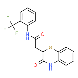 2-(3-oxo-3,4-dihydro-2H-benzo[b][1,4]thiazin-2-yl)-N-(2-(trifluoromethyl)phenyl)acetamide picture