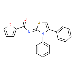 (Z)-N-(3,4-diphenylthiazol-2(3H)-ylidene)furan-2-carboxamide picture