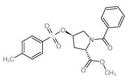 N-苯甲酰基-反式-4-对甲苯磺酰氧基-L-脯氨酸甲酯图片