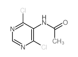 Acetamide,N-(4,6-dichloro-5-pyrimidinyl)- Structure