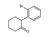 α-(o-bromophenyl)cyclohexanone结构式