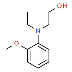 ETHANOL,2-[ETHYL(2-METHOXYPHENYL)AMINO]-结构式