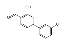 4-(3-chlorophenyl)-2-hydroxybenzaldehyde结构式