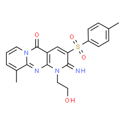 1-(2-hydroxyethyl)-2-imino-10-methyl-3-[(4-methylphenyl)sulfonyl]-1,2-dihydro-5H-dipyrido[1,2-a:2,3-d]pyrimidin-5-one picture