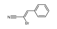 2-bromo-3-phenyl-2-propenenitrile Structure