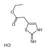 Ethyl 2-(2-aminothiazol-5-yl)acetate hydrochloride structure