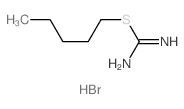 pentylsulfanylmethanimidamide结构式