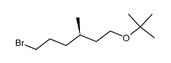 (R)-(+)-1-bromo-6-tert-butoxy-4-methylhexane Structure