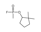 2-[fluoro(methyl)phosphoryl]oxy-1,1-dimethylcyclopentane结构式