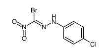 bromonitroformaldehyde 3-(4-chlorophenyl)hydrazone Structure