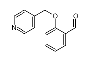 2-(pyridin-4-ylmethoxy)benzaldehyde Structure