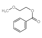 2-methoxyethyl benzoate structure