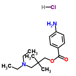 Dimethocaine hydrochloride structure