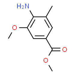 Benzoic acid, 4-amino-3-methoxy-5-methyl-, methyl ester (9CI) Structure