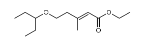 Ethyl-7-ethyl-3-methyl-6-oxa-2-nonenoat Structure