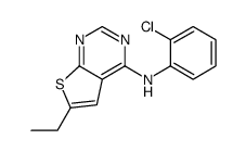 N-(2-chlorophenyl)-6-ethylthieno[2,3-d]pyrimidin-4-amine Structure