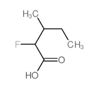 Pentanoicacid, 2-fluoro-3-methyl- structure