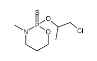 2-(2-chloro-1-methyl-ethoxy)-3-methyl-[1,3,2]oxazaphosphinane 2-sulfide结构式