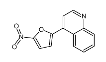 4-(5-nitrofuran-2-yl)quinoline结构式