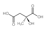 (S)-(+)-柠苹酸结构式