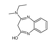 4-[ethyl(methyl)amino]-1,3-dihydro-1,5-benzodiazepin-2-one Structure