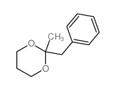 1,3-Dioxane,2-methyl-2-(phenylmethyl)-结构式