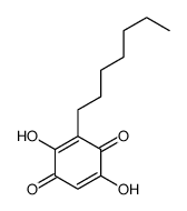 3-HEPTYL-2,5-DIHYDROXY-[1,4]BENZOQUINONE picture