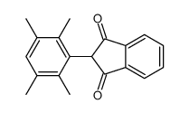 2-(2,3,5,6-tetramethylphenyl)indene-1,3-dione结构式