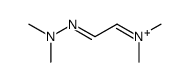 N,N,N',N'-tetramethyl-1,2,5-triaza-pentadienium cation结构式