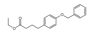 ethyl 4-(4-phenylmethoxyphenyl)butanoate Structure