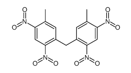 1-methyl-5-[(5-methyl-2,4-dinitrophenyl)methyl]-2,4-dinitrobenzene结构式