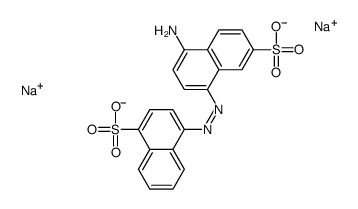 4-[(4-Amino-7-sulfo-1-naphthalenyl)azo]-1-naphthalenesulfonic acid disodium salt picture